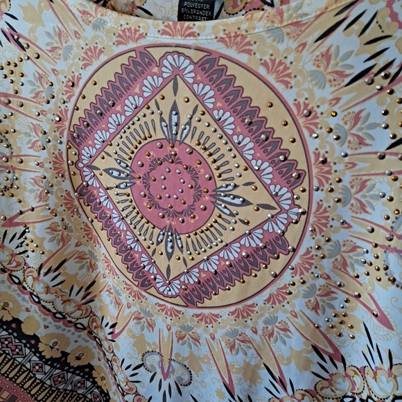 Style&Co. Peach bell sleeve Blouse - Picture 4 of 7